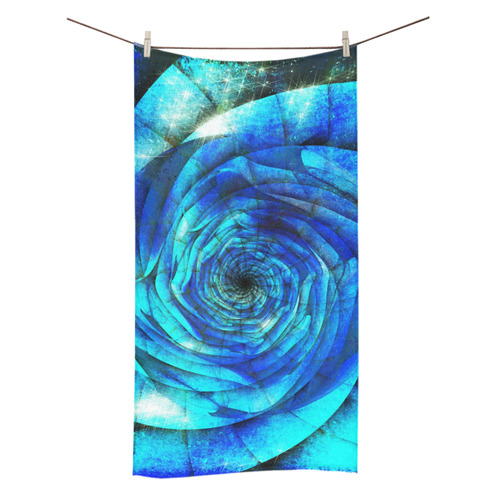 Galaxy Wormhole Spiral 3D - Jera Nour Bath Towel 30"x56"