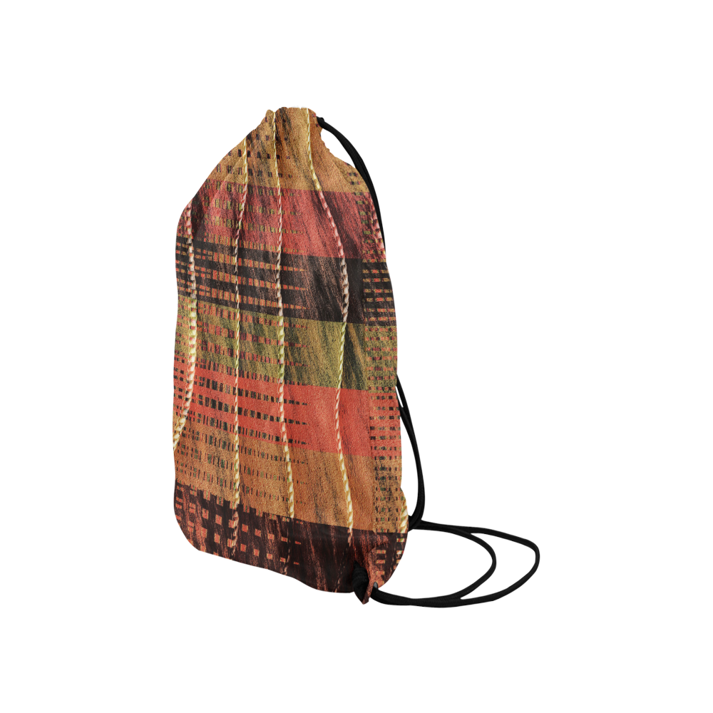 Batik Maharani #6 Vertical - Jera Nour Small Drawstring Bag Model 1604 (Twin Sides) 11"(W) * 17.7"(H)
