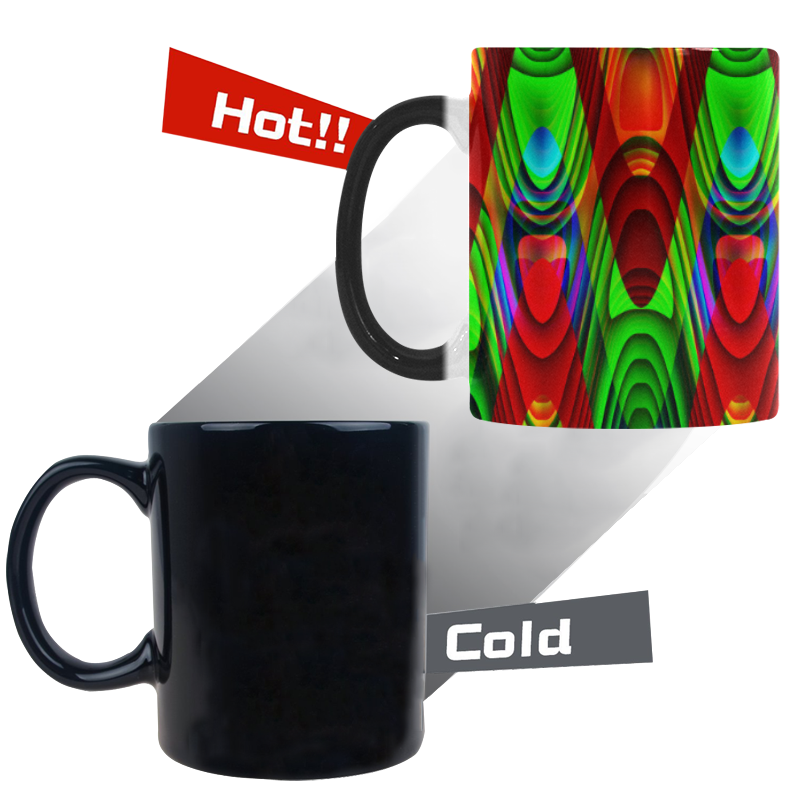 2D Wave #1B - Jera Nour Custom Morphing Mug