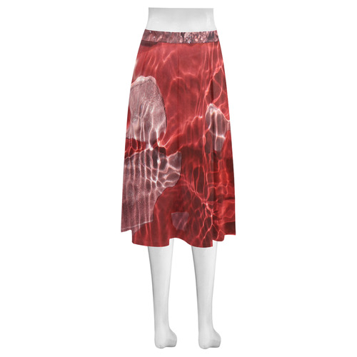 Red River Mnemosyne Women's Crepe Skirt (Model D16)