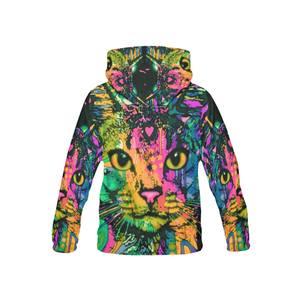 BohooCat All Over Print Hoodie for Kid (USA Size) (Model H13)