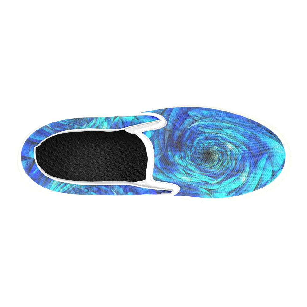 Galaxy Wormhole Spiral 3D - Jera Nour Slip-on Canvas Shoes for Kid (Model 019)