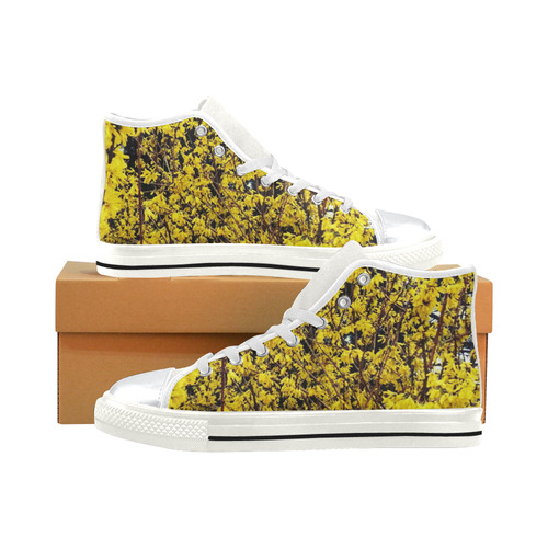 spring in Vienna 2 by FeelGood High Top Canvas Shoes for Kid (Model 017)