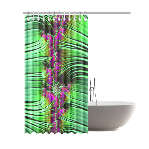 amazing Fractal 42 E by JamColors Shower Curtain 69"x84"