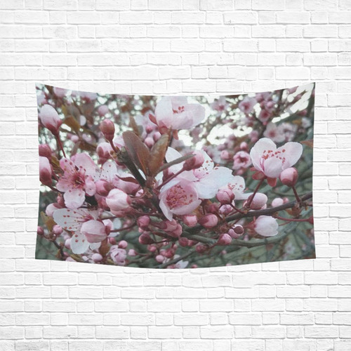 spring in Vienna by FeelGood Cotton Linen Wall Tapestry 90"x 60"