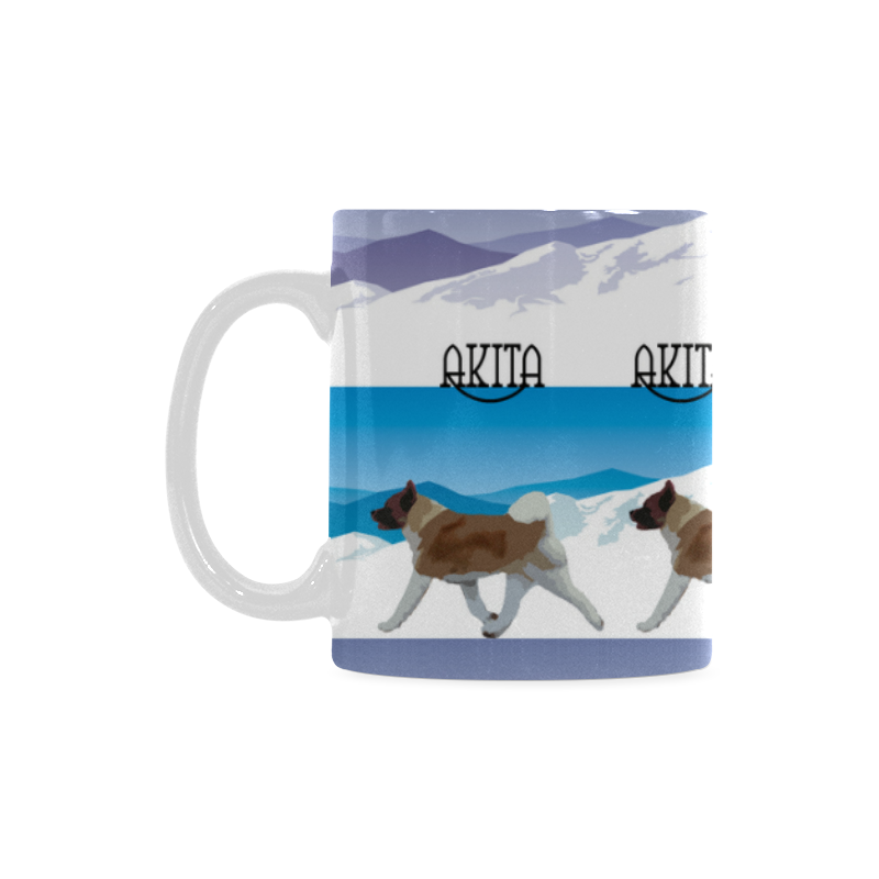 Akitas Rockin The Rockies White Mug(11OZ)