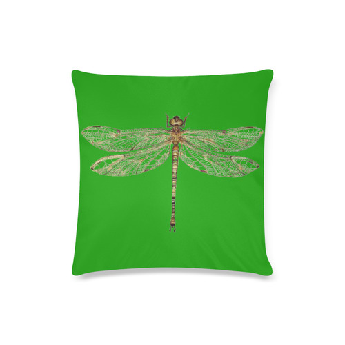 DRAGONFLY Custom Zippered Pillow Case 16"x16"(Twin Sides)
