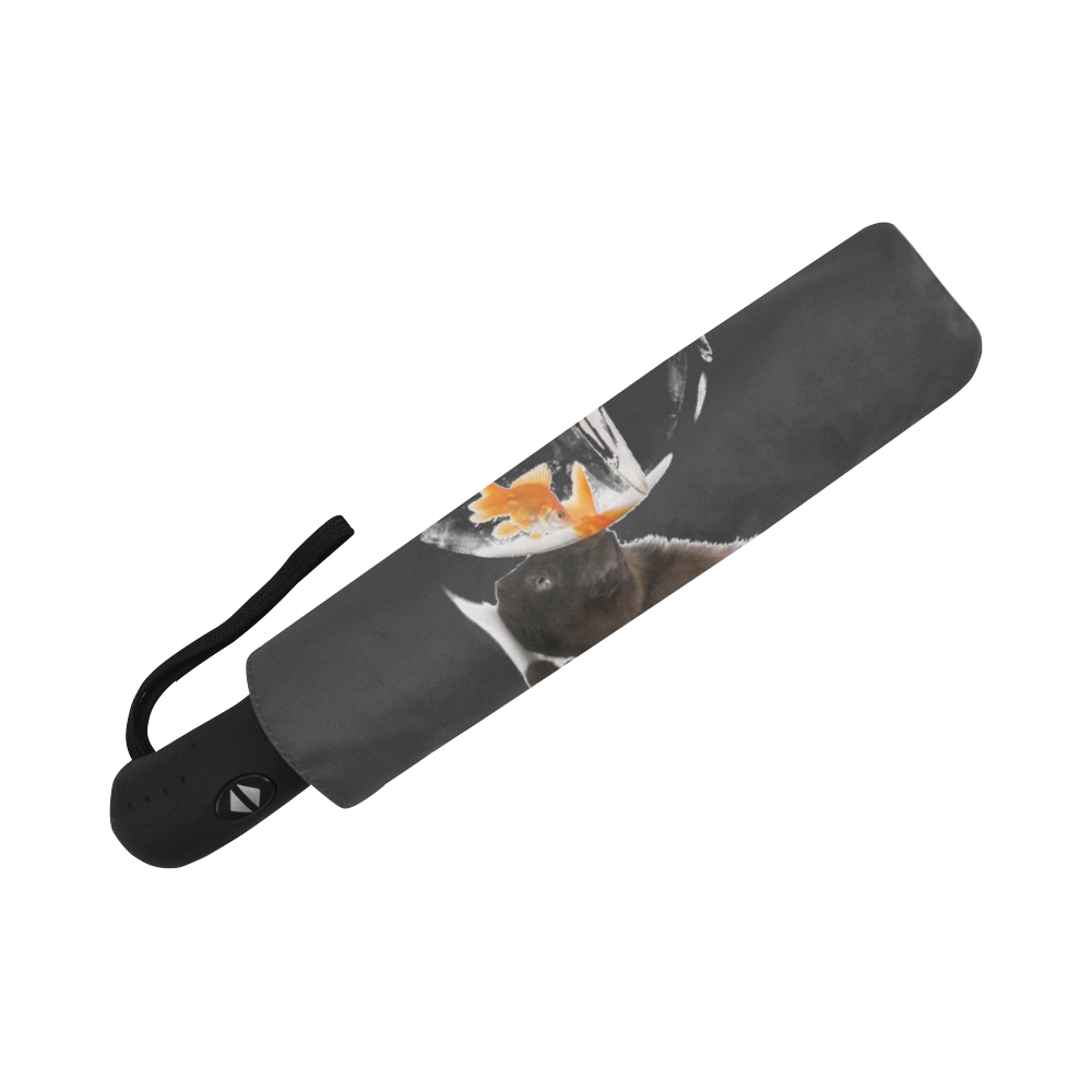 CAT AND FISH Auto-Foldable Umbrella (Model U04)