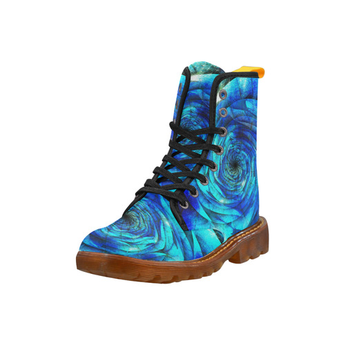 Galaxy Wormhole Spiral 3D - Jera Nour Martin Boots For Women Model 1203H