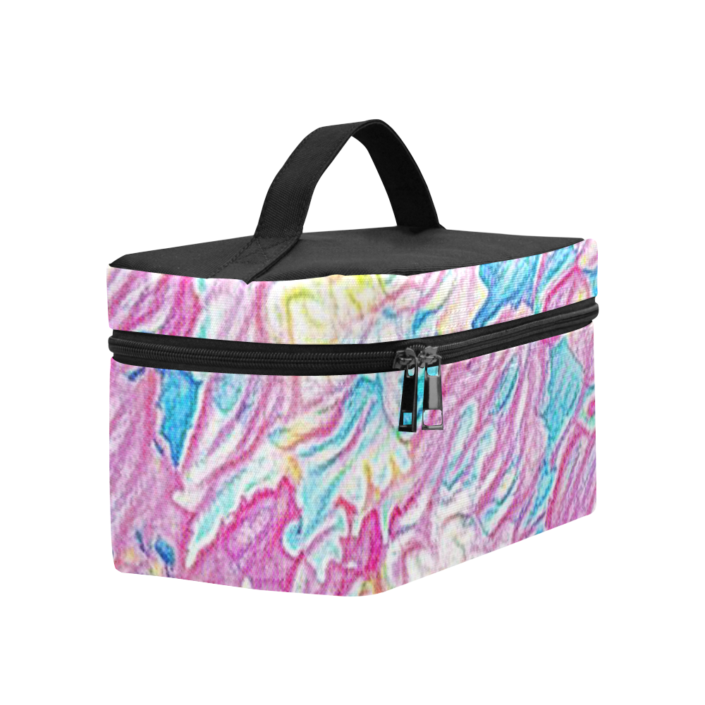 Flower Colors Abtract Cosmetic Bag/Large (Model 1658)