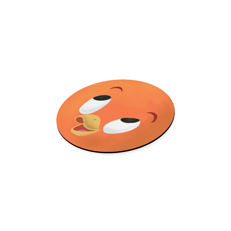 orange bird Round Coaster