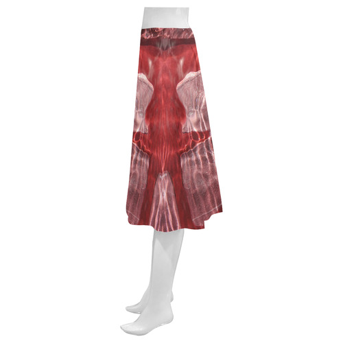 Red River Mnemosyne Women's Crepe Skirt (Model D16)