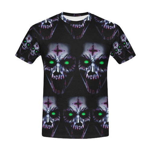 evil eyed possessed monster All Over Print T-Shirt for Men (USA Size) (Model T40)