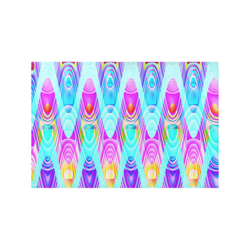 2D Wave #1B - Jera Nour Placemat 12’’ x 18’’ (Set of 4)