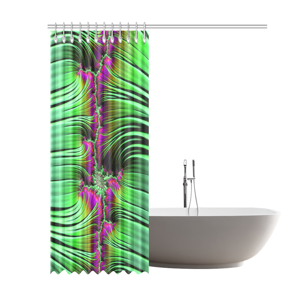 amazing Fractal 42 E by JamColors Shower Curtain 69"x84"