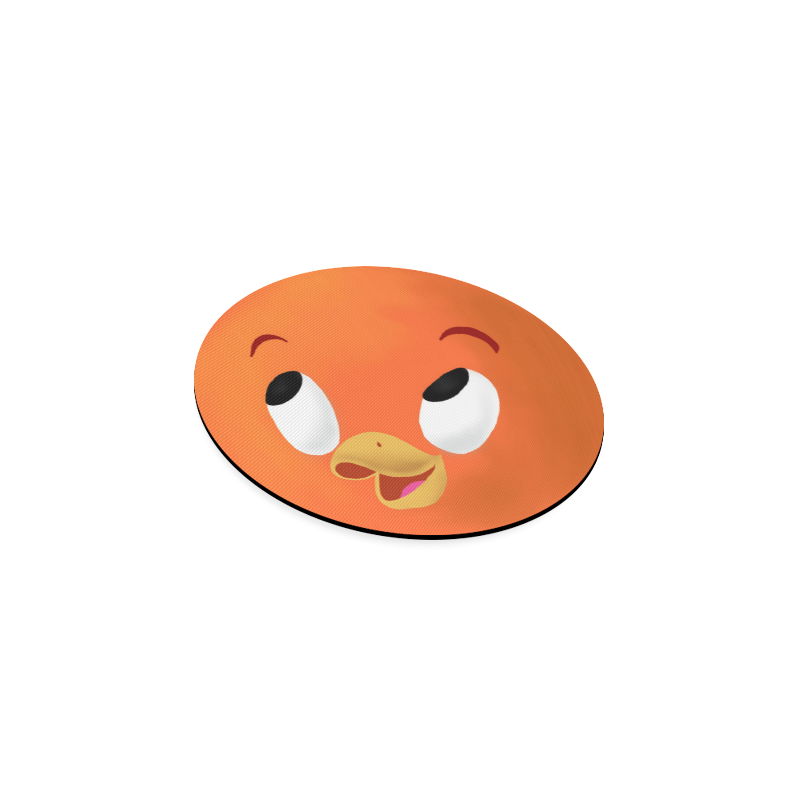 orange bird Round Coaster