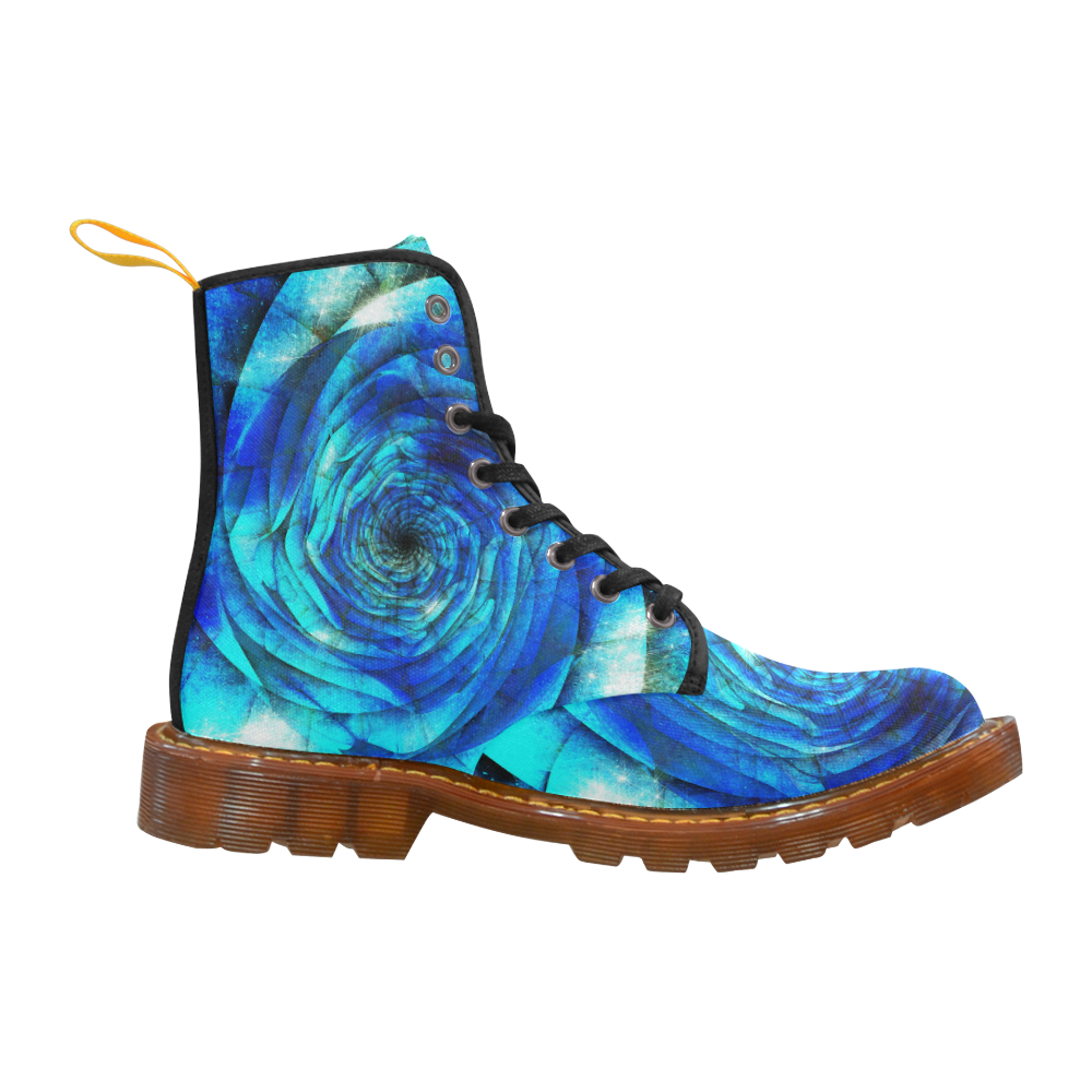 Galaxy Wormhole Spiral 3D - Jera Nour Martin Boots For Women Model 1203H