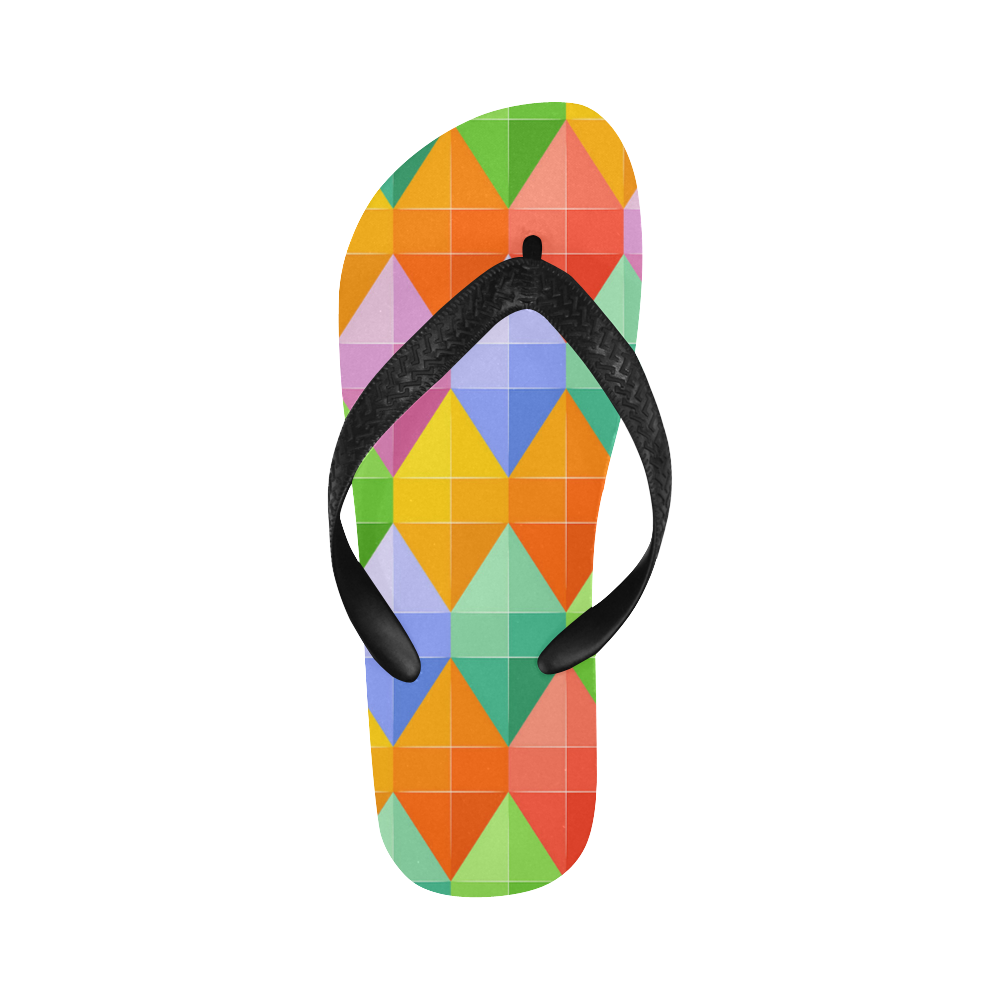 Neon Polydiamond Flip Flops for Men/Women (Model 040)