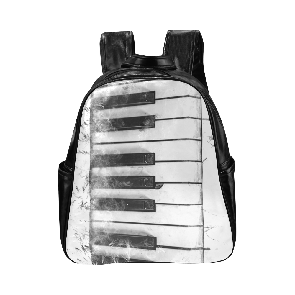 Piano Backpack Multi-Pockets Backpack (Model 1636)