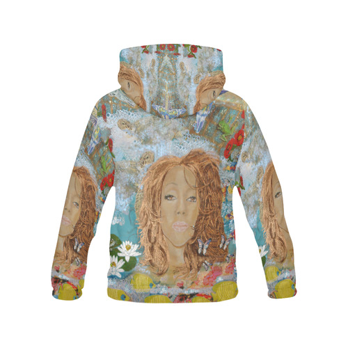 EHE3 All Over Print Hoodie for Women (USA Size) (Model H13)