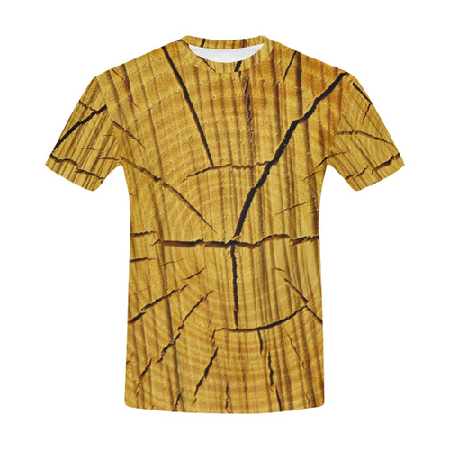 Sun of Wood All Over Print T-Shirt for Men (USA Size) (Model T40)