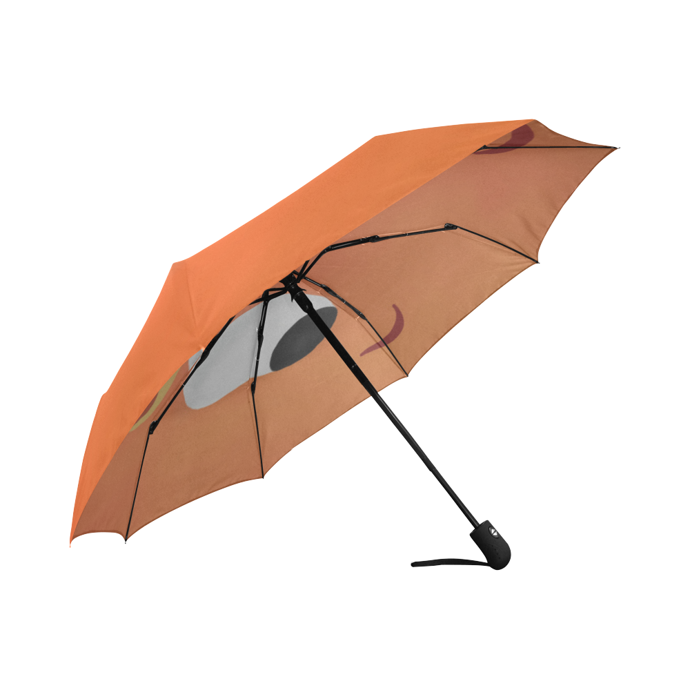 orange bird Auto-Foldable Umbrella (Model U04)