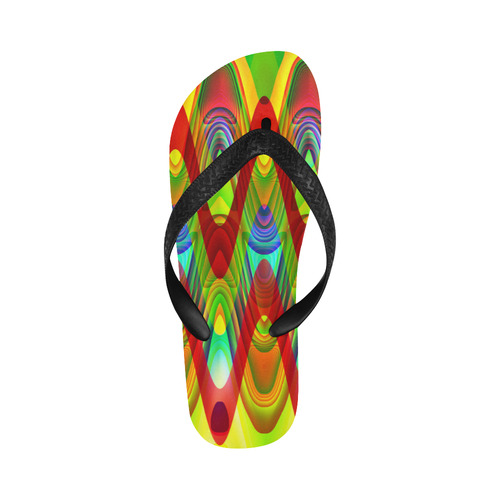 2D Wave #1A - Jera Nour Flip Flops for Men/Women (Model 040)