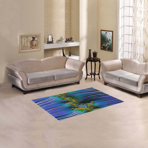 amazing Fractal 42 D by JamColors Area Rug 2'7"x 1'8‘’
