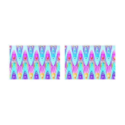 2D Wave #1B - Jera Nour Placemat 12’’ x 18’’ (Two Pieces)