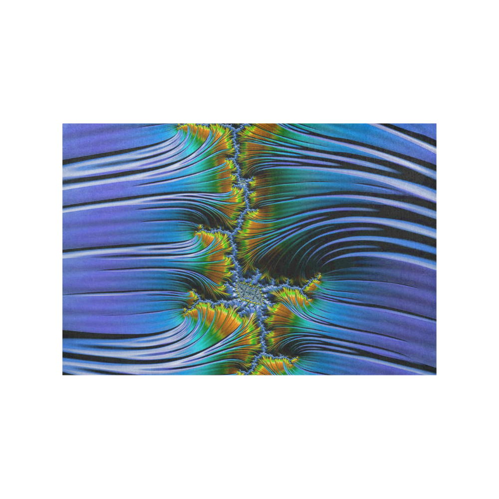 amazing Fractal 42 D by JamColors Placemat 12’’ x 18’’ (Set of 6)