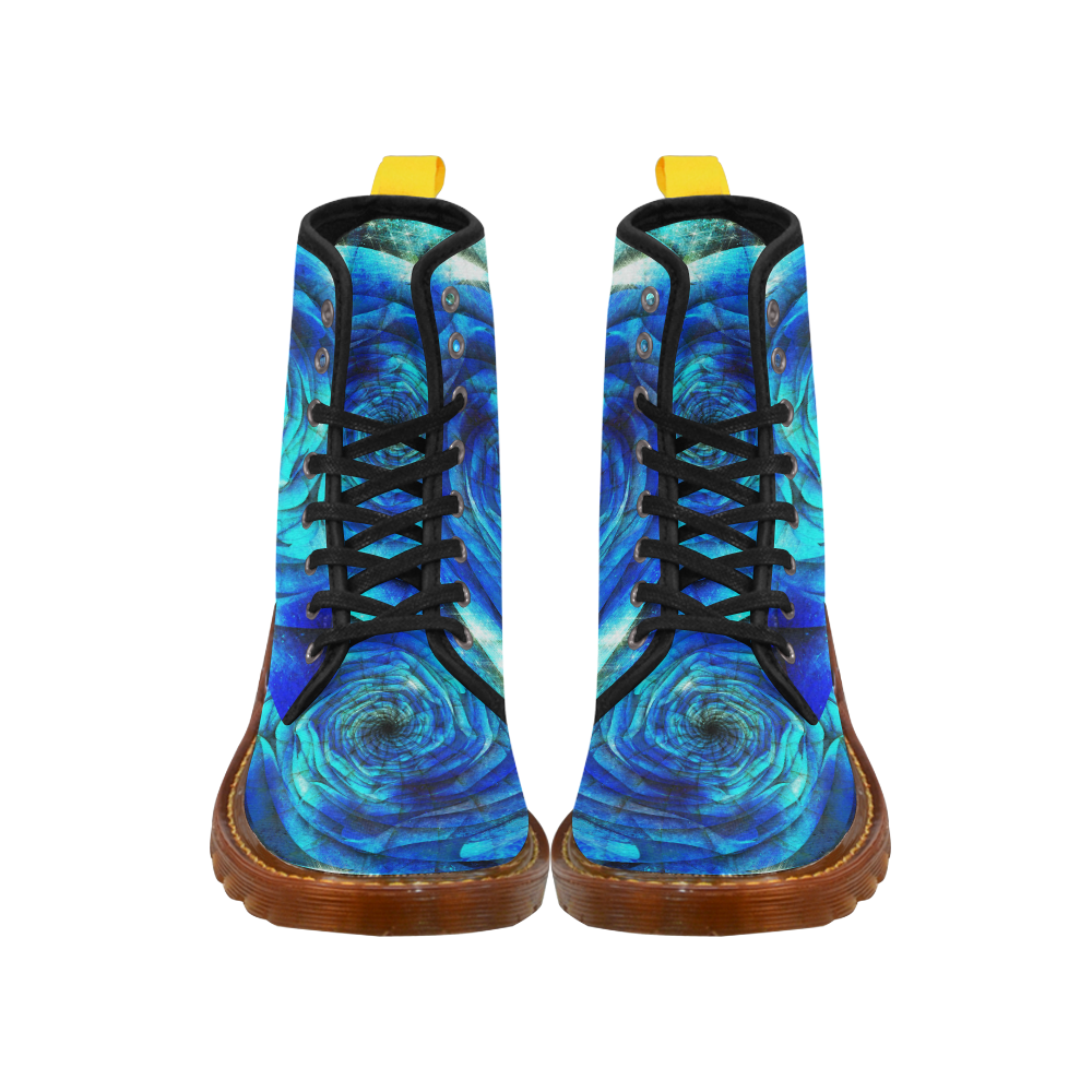 Galaxy Wormhole Spiral 3D - Jera Nour Martin Boots For Men Model 1203H