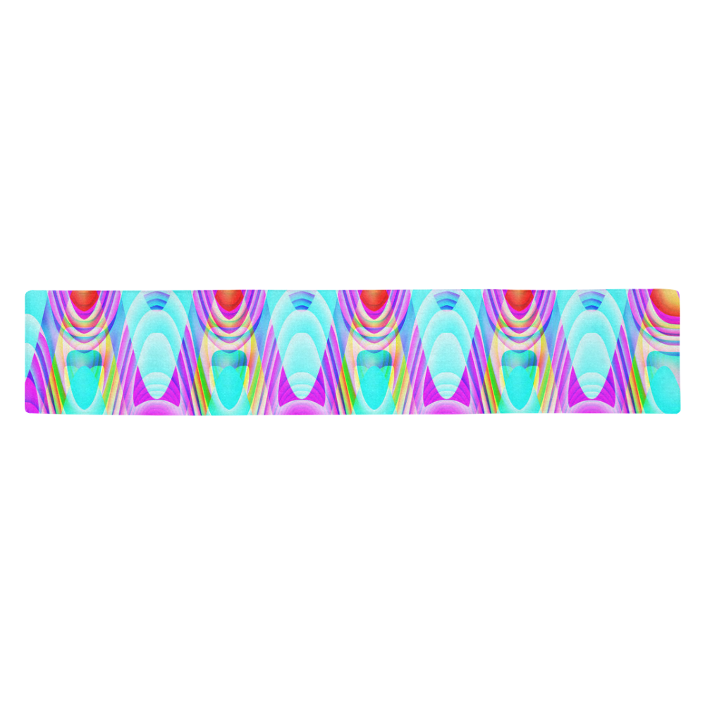 2D Wave #1B - Jera Nour Table Runner 14x72 inch