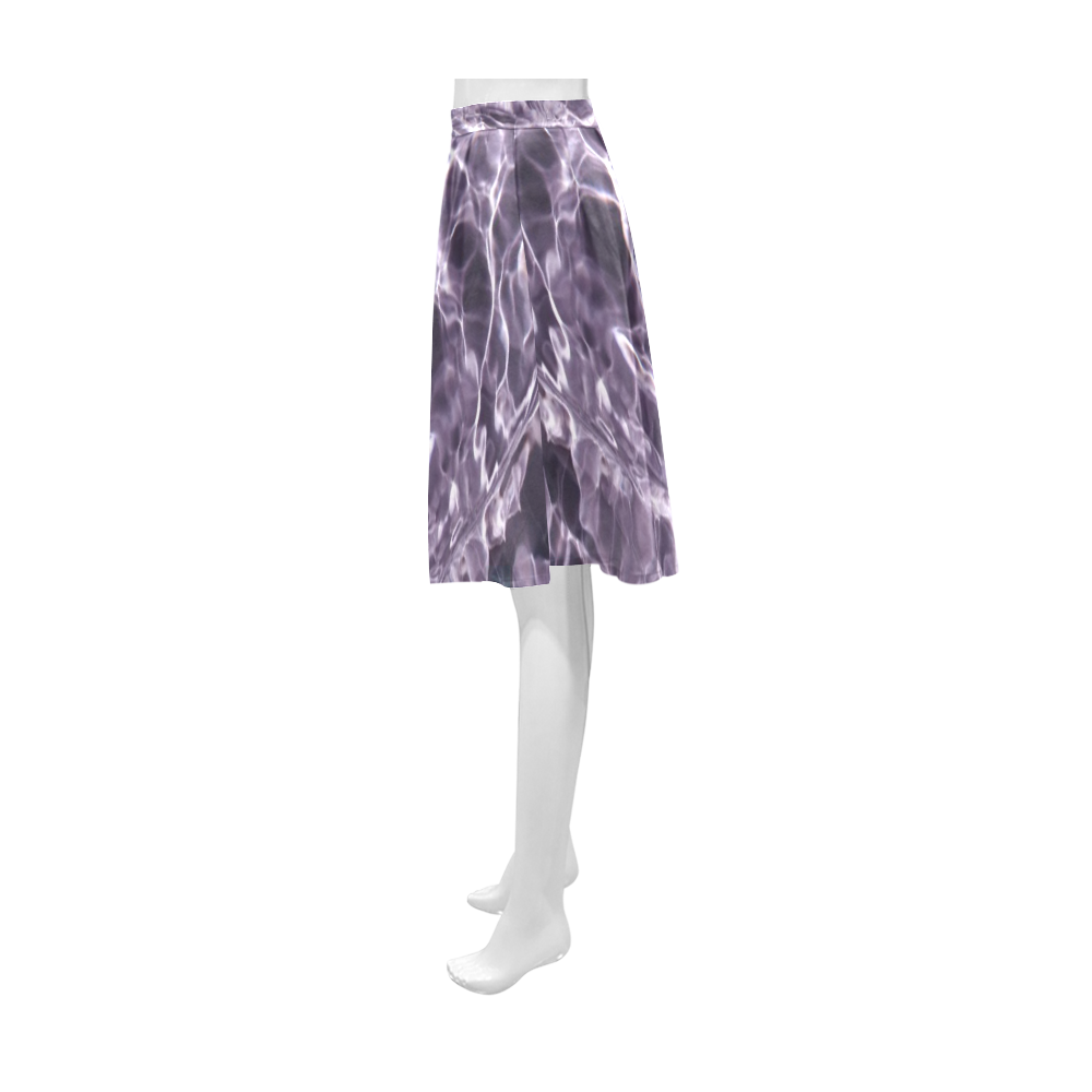 violaceous soul Athena Women's Short Skirt (Model D15)