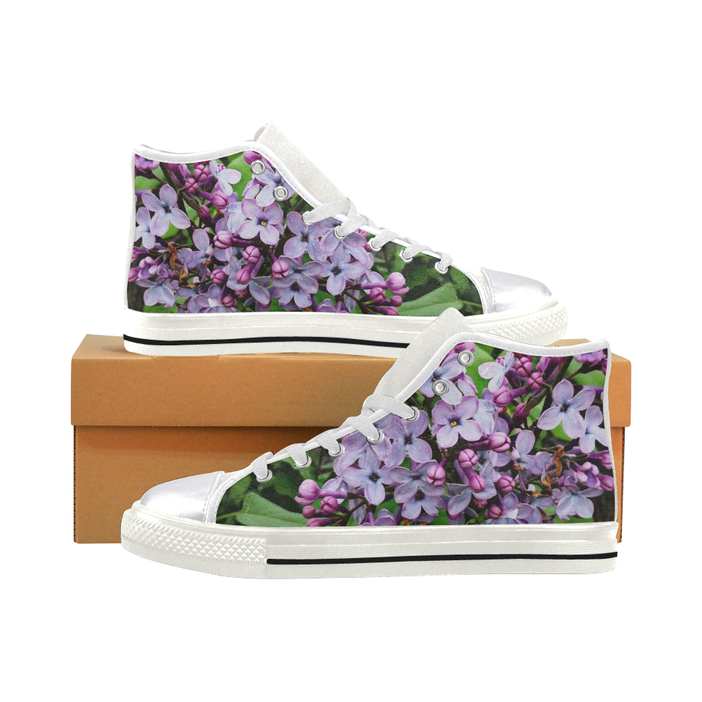 Spring in Vienna 8 by FeelGood Women's Classic High Top Canvas Shoes (Model 017)