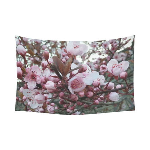 spring in Vienna by FeelGood Cotton Linen Wall Tapestry 90"x 60"