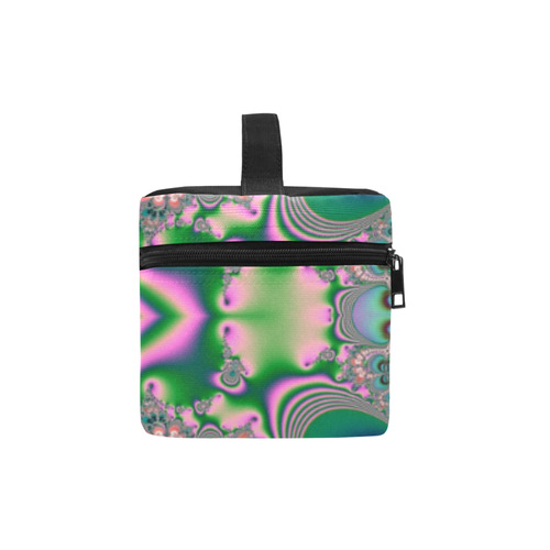 Butterflies Dancing Fractal Abstract Cosmetic Bag/Large (Model 1658)