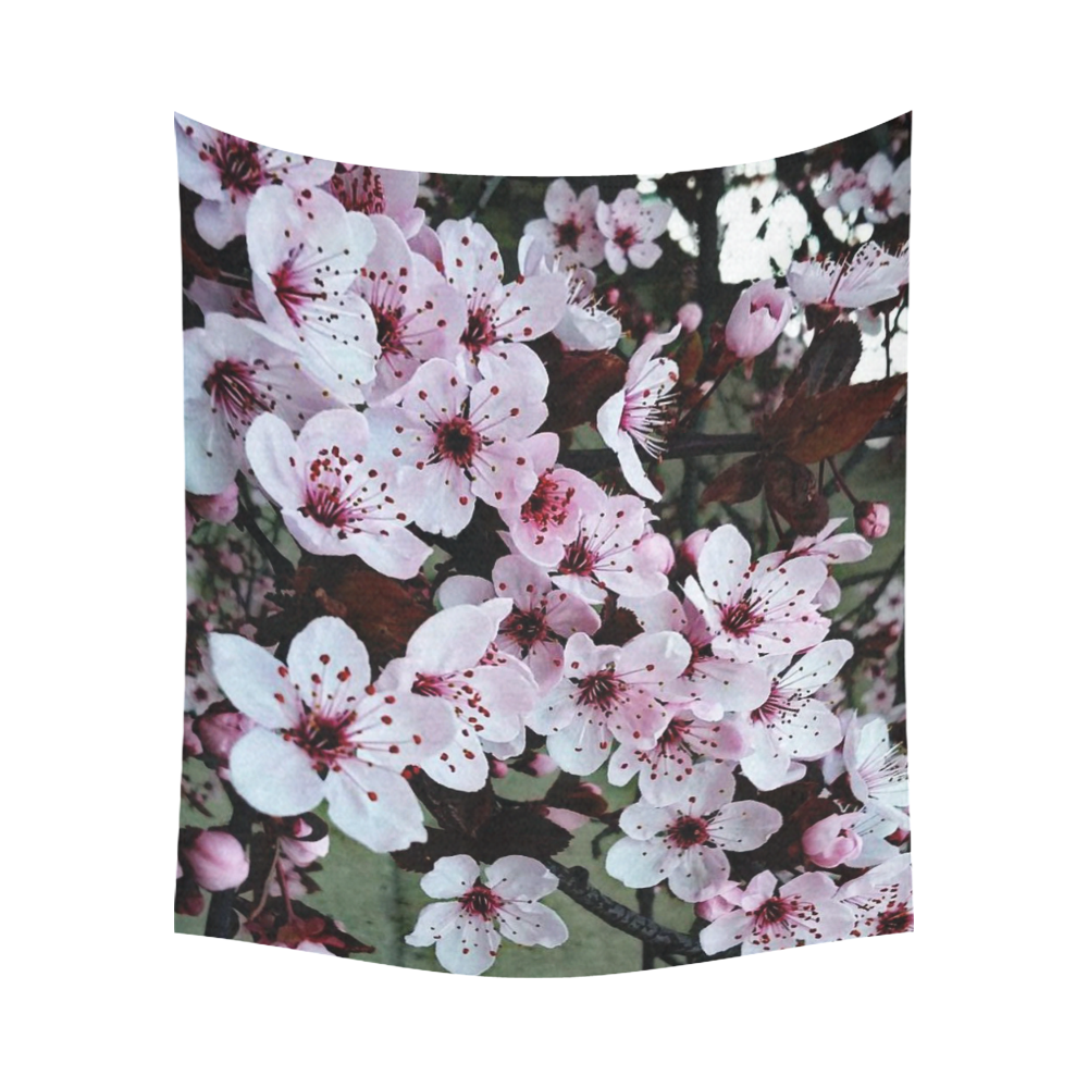 spring in Vienna 3 by FeelGood Cotton Linen Wall Tapestry 60"x 51"