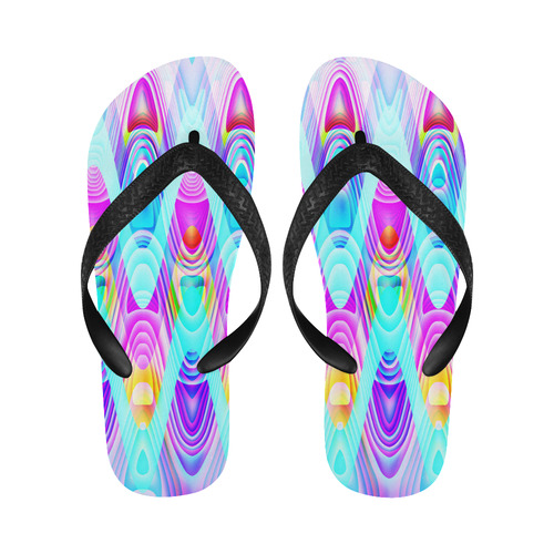 2D Wave #1B - Jera Nour Flip Flops for Men/Women (Model 040)