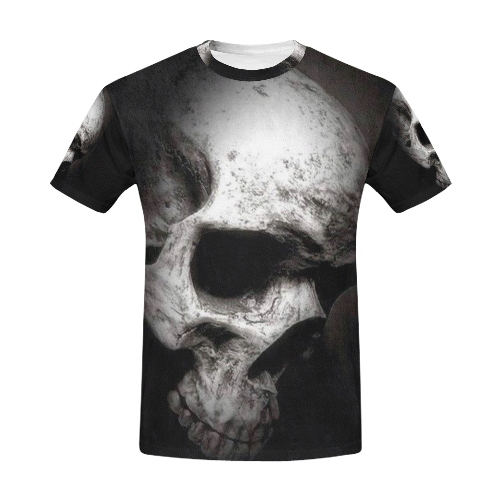 a natural skull All Over Print T-Shirt for Men (USA Size) (Model T40)