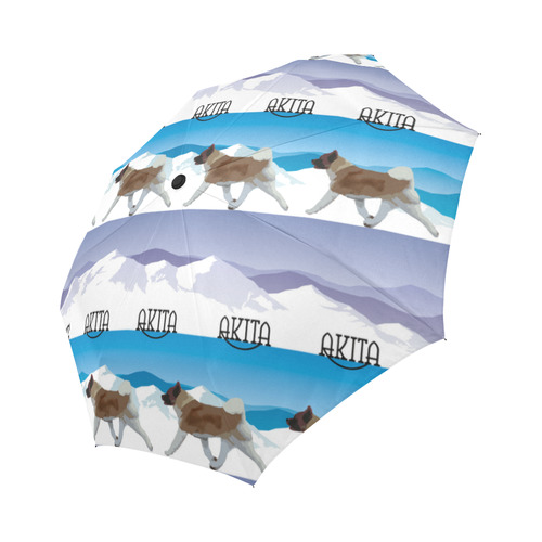Akitas all Rockin The Rockies Auto-Foldable Umbrella (Model U04)