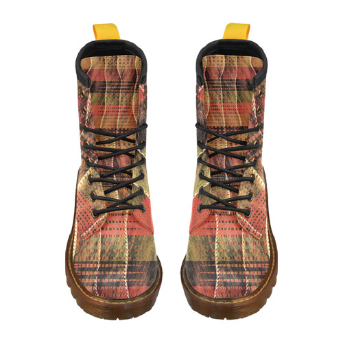 Batik Maharani #6 Vertical - Jera Nour High Grade PU Leather Martin Boots For Women Model 402H