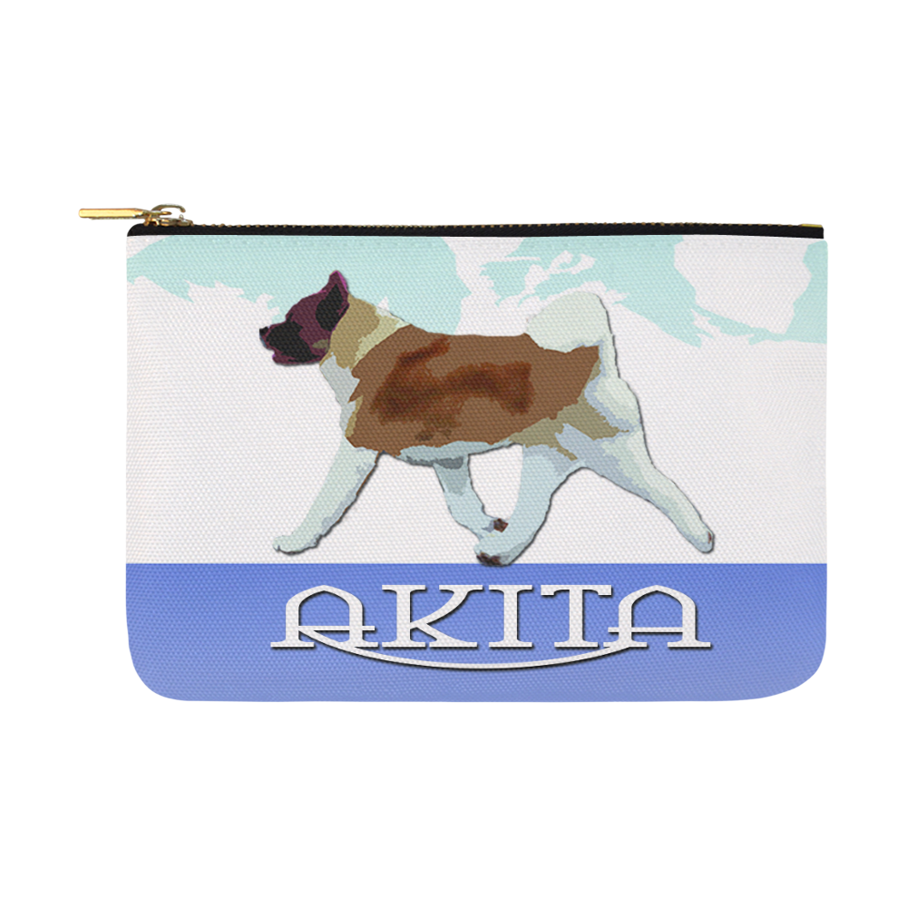 Akita Rockin the Rockies2 Carry-All Pouch 12.5''x8.5''