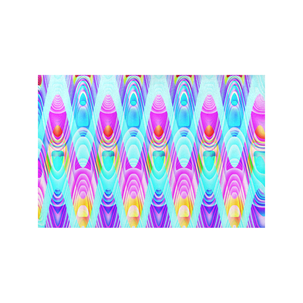 2D Wave #1B - Jera Nour Placemat 12’’ x 18’’ (Two Pieces)