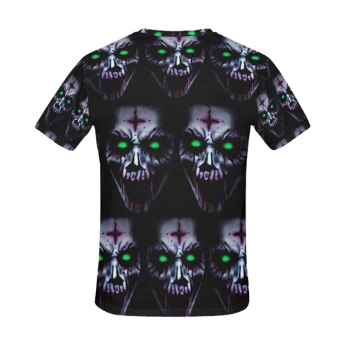 evil eyed possessed monster All Over Print T-Shirt for Men (USA Size) (Model T40)