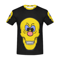 Skully Smart by Popart Lover All Over Print T-Shirt for Men (USA Size) (Model T40)