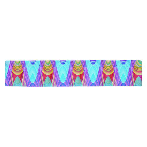 2D Wave #1A - Jera Nour Table Runner 14x72 inch