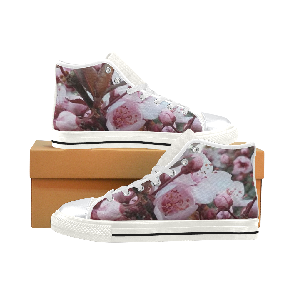 Spring in Vienna 5 by FeelGood High Top Canvas Shoes for Kid (Model 017)