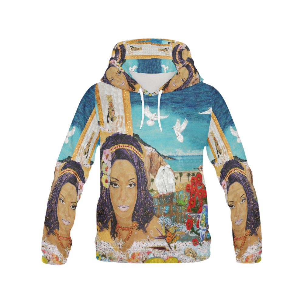 EHE2 All Over Print Hoodie for Women (USA Size) (Model H13)
