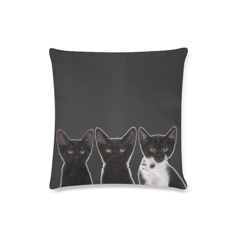 CATBOYS Custom Zippered Pillow Case 16"x16"(Twin Sides)