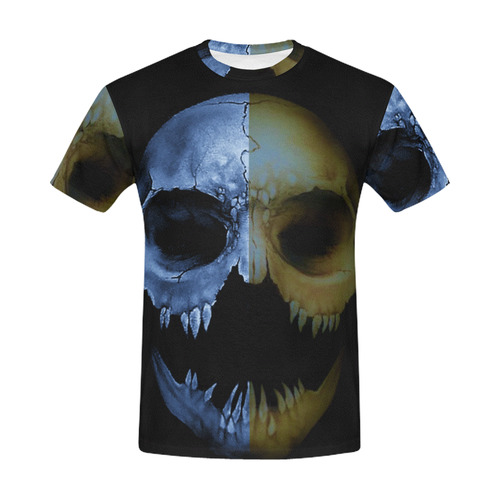 vampire skull of evil All Over Print T-Shirt for Men (USA Size) (Model T40)